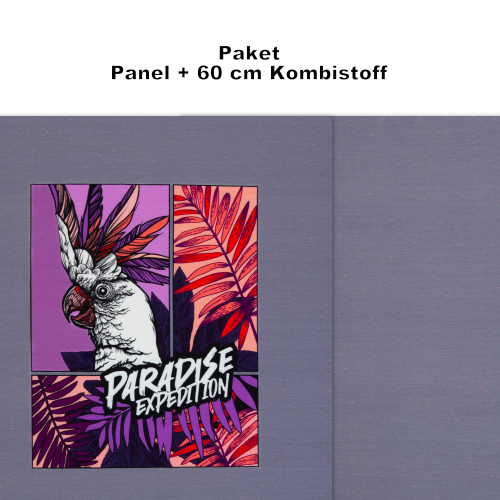 Paket - Panel + Kombistoff  - Jersey - Getaway - by Thorsten Berger - Papagei